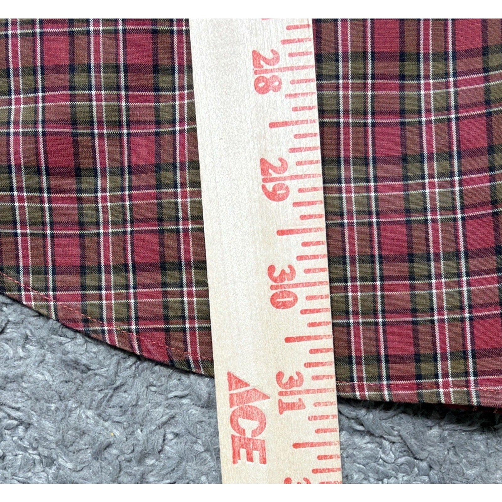 Ralph Lauren Plaid Shirt Men's M Classic Fit Oxford Button Down Long Sleeve