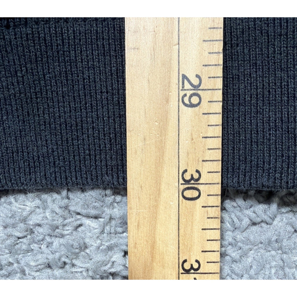 Chaps Ralph Lauren 90s Black Fleece 1/4 Zip Sweater Large