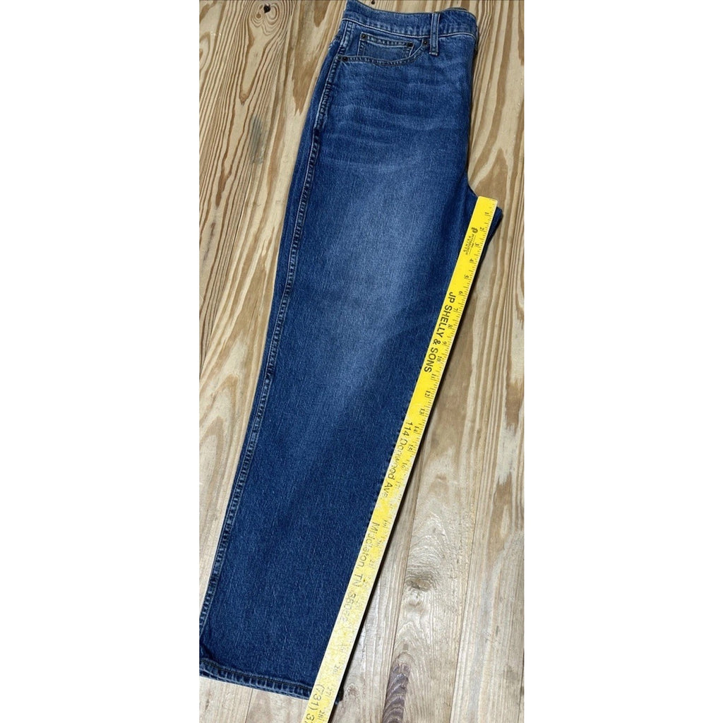 J Crew Jeans Womens 30 Blue Classic Vintage Stretch High Rise Straight