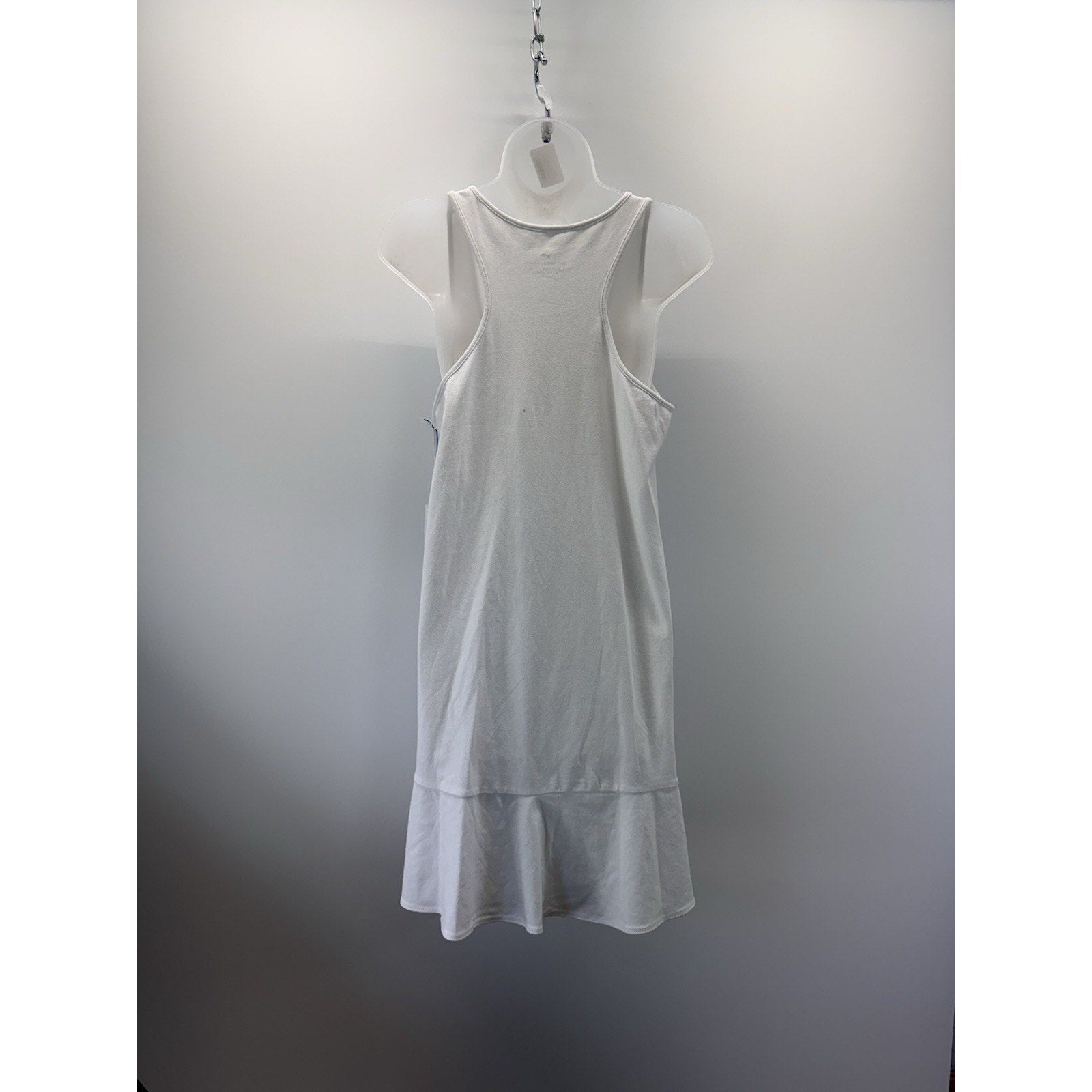 Southern Tide Lyla Knit Marina White Sleeveless Flutter Dress Women’s Size Med