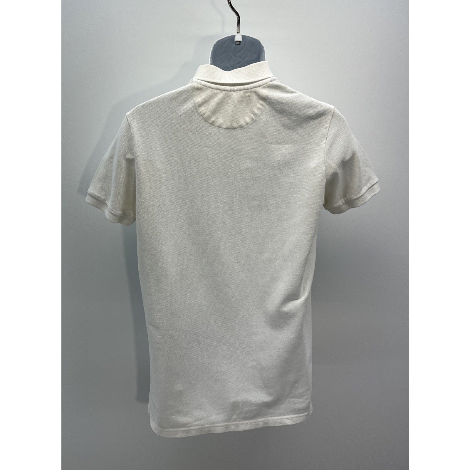 American Eagle Outfitters Classic fit short sleeve Eagle Polo white S men
