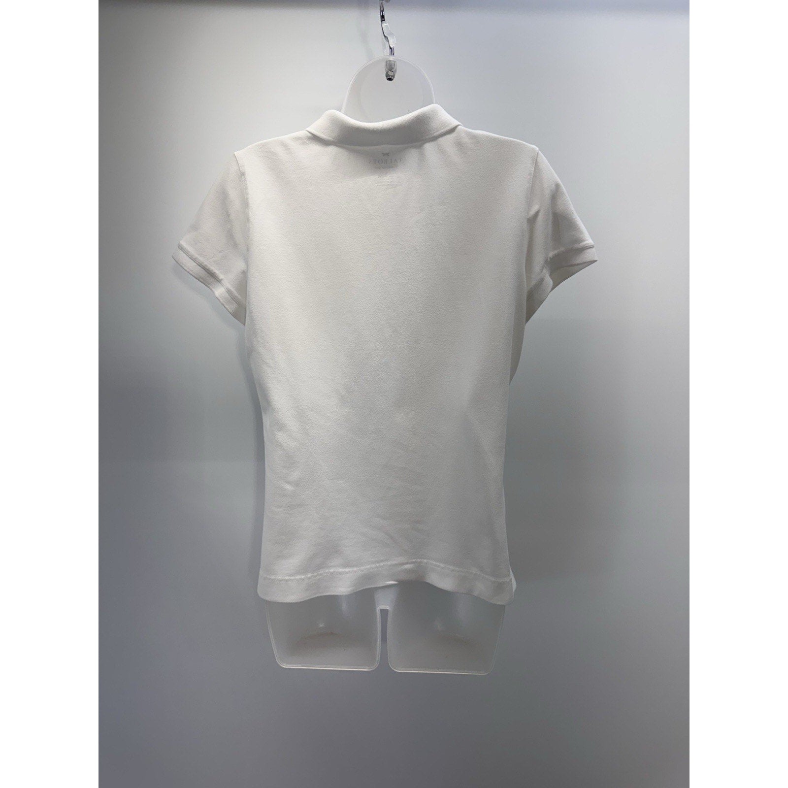 Talbots Dragonfly Polo Shirt Women's Cotton Stretch Short Sleeve Women’s Size L