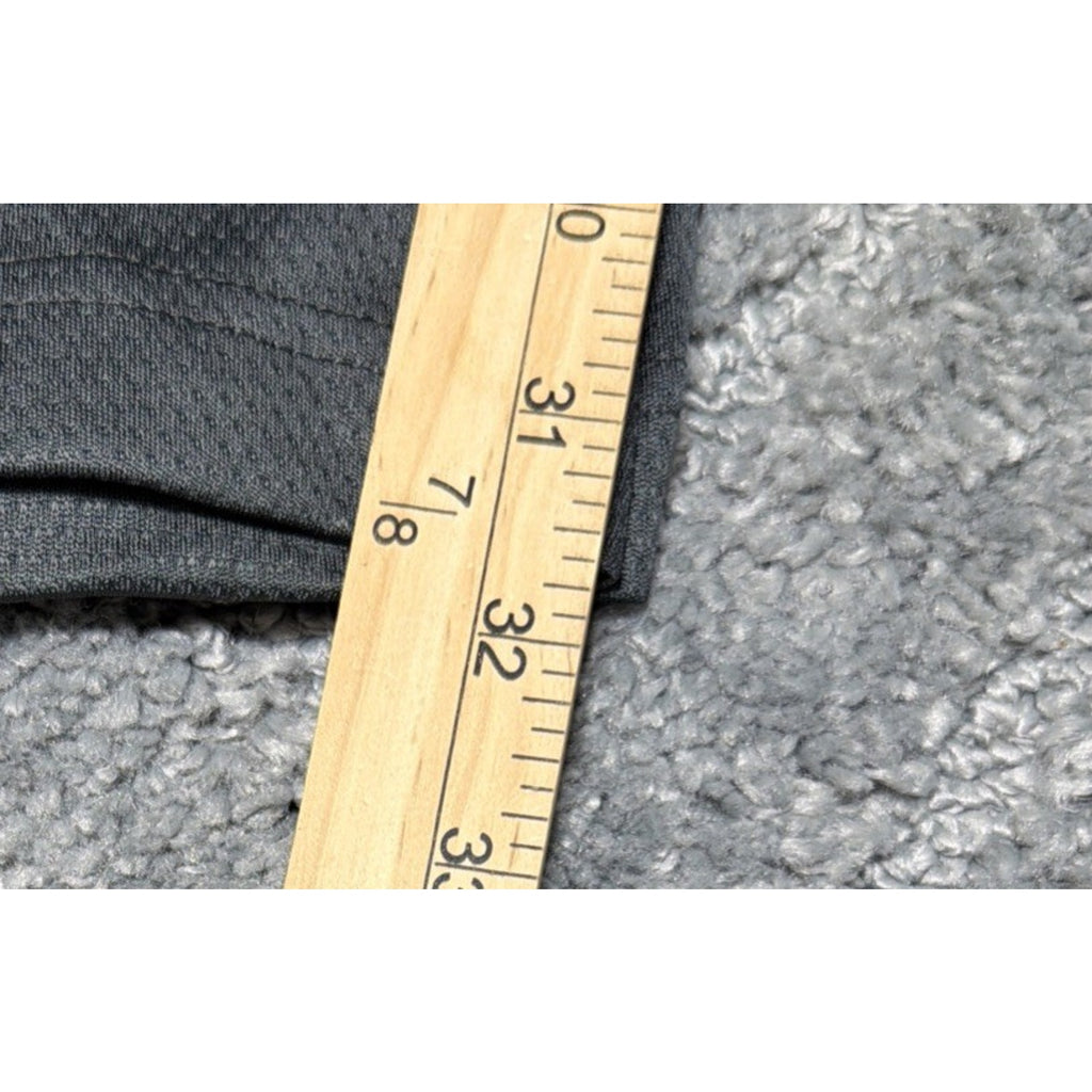 Nike Men's Cash Pant 586224-063 Dark Gray Black Stripes XL Ankle Zip Warm Ups