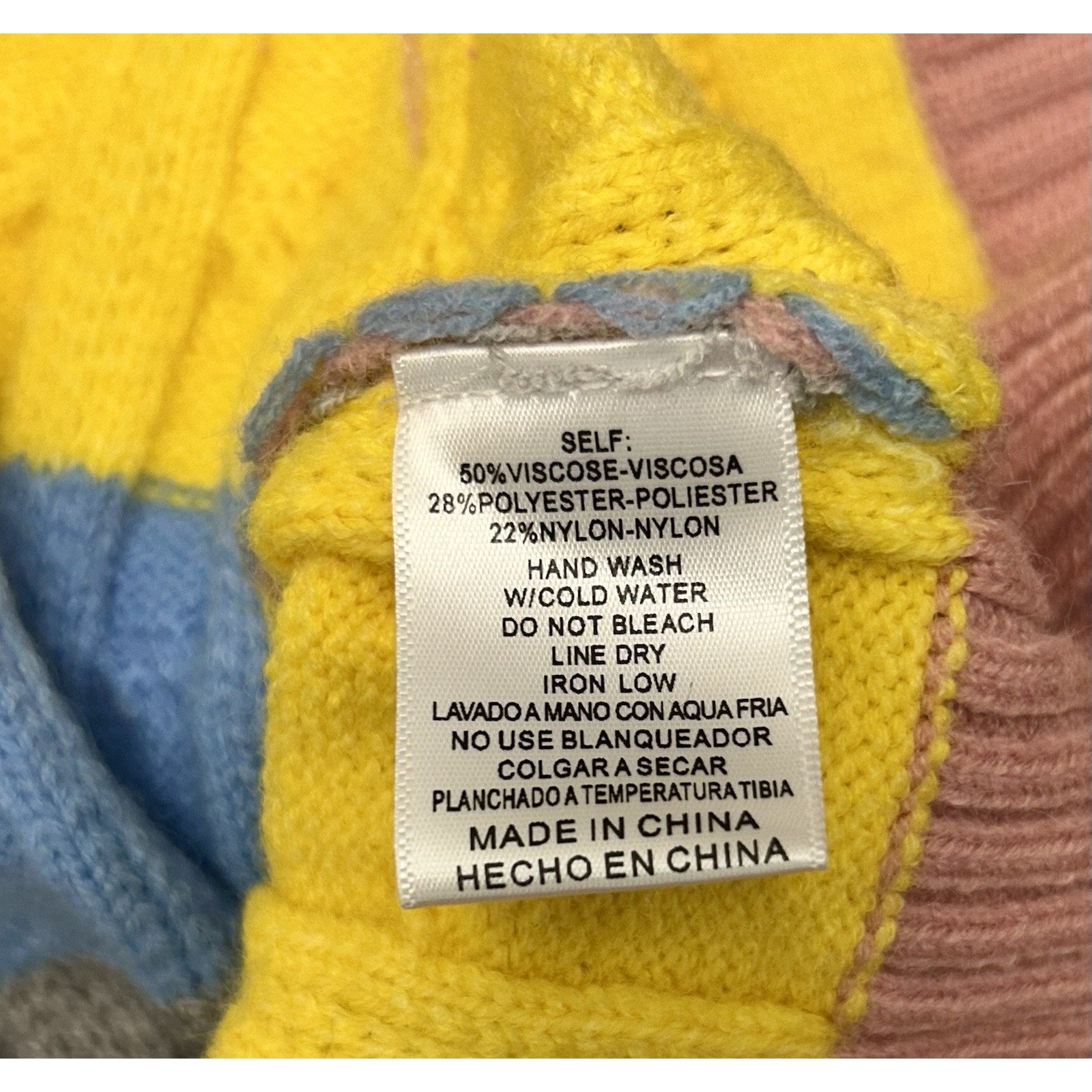 LISTICLE Knit Carnival Lights Stripe Cardigan Sweater Size Small New With Tags