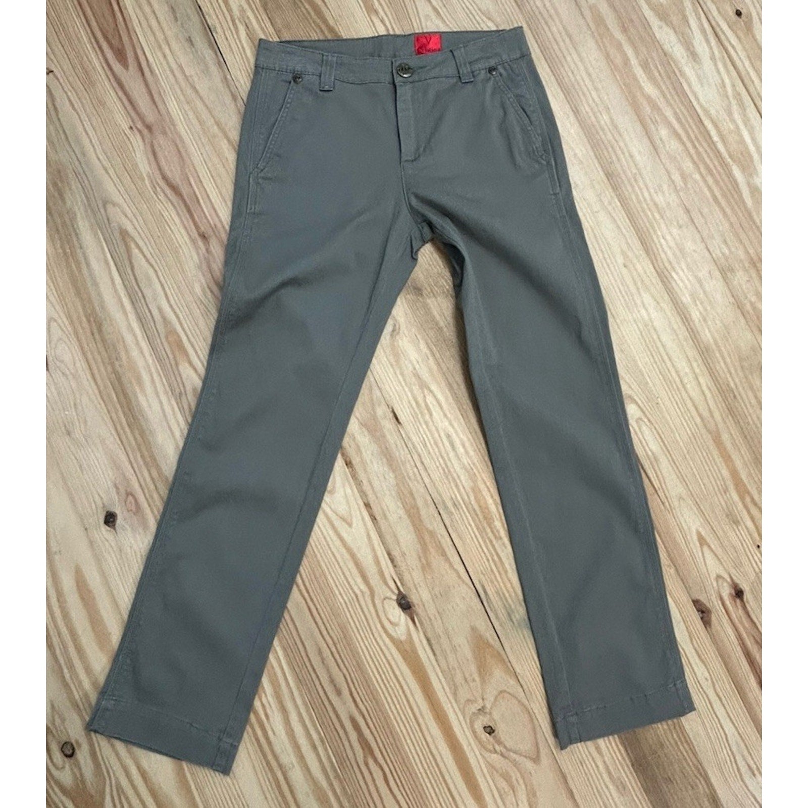 V CHRISTINA Sage Green 4-Pocket Jeans Stretch Sage Green Size 2 EUC.