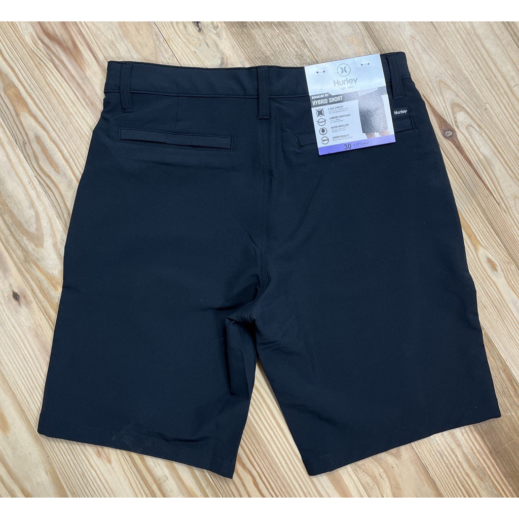 NWT Hurley Exist Hybrid Walk shorts Size 30 Men’s Black