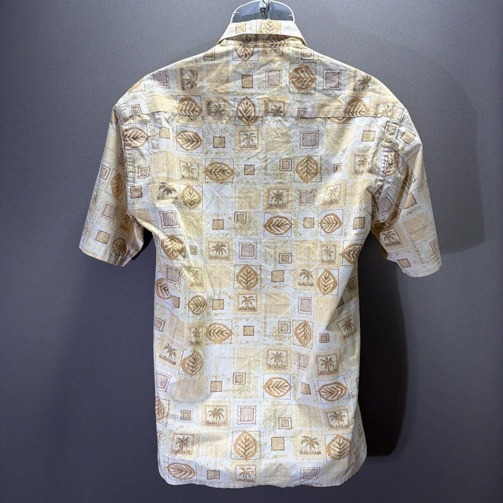 Campia Moda Hawaiian Shirt Mens Button Down Aloha Size S Small Tribal Cotton