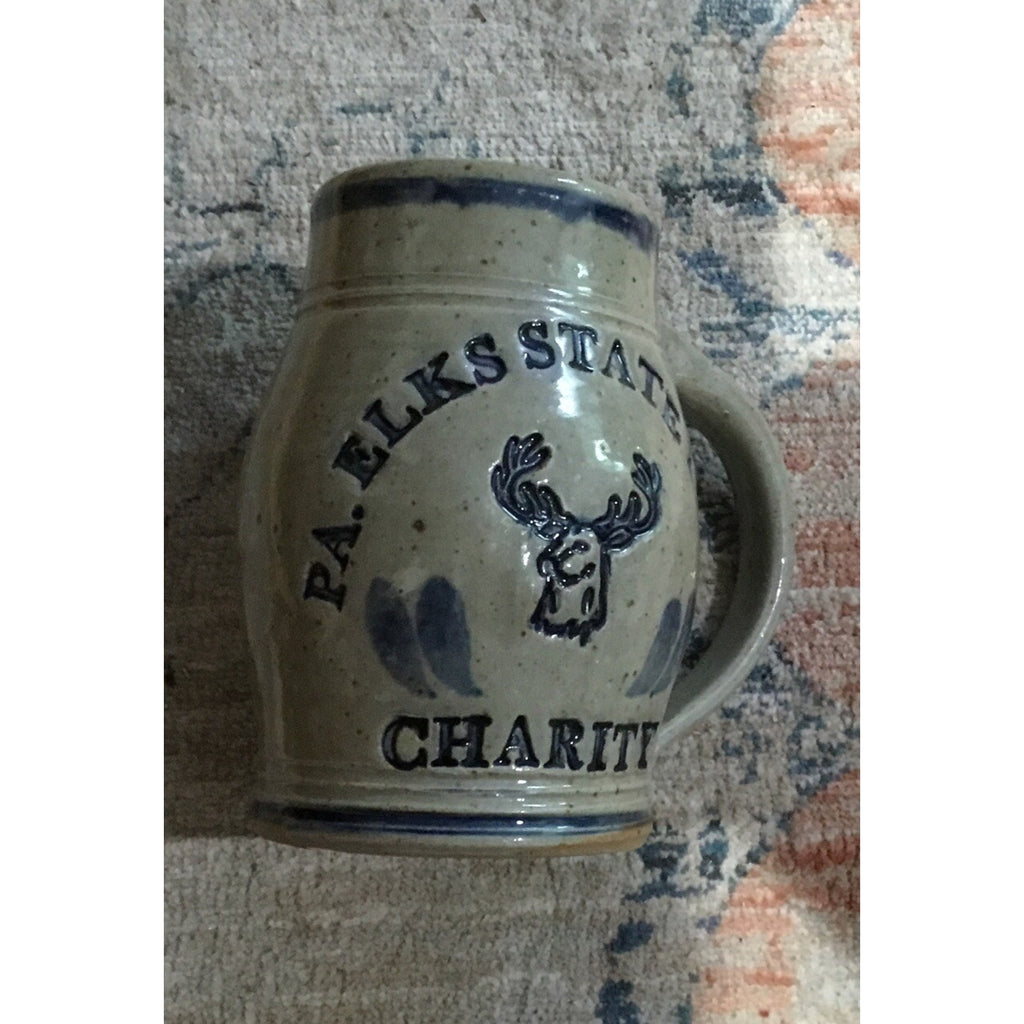Vintage PA Elks State Association Stoneware Beer Steins Mug Lot of 5 BPOE
