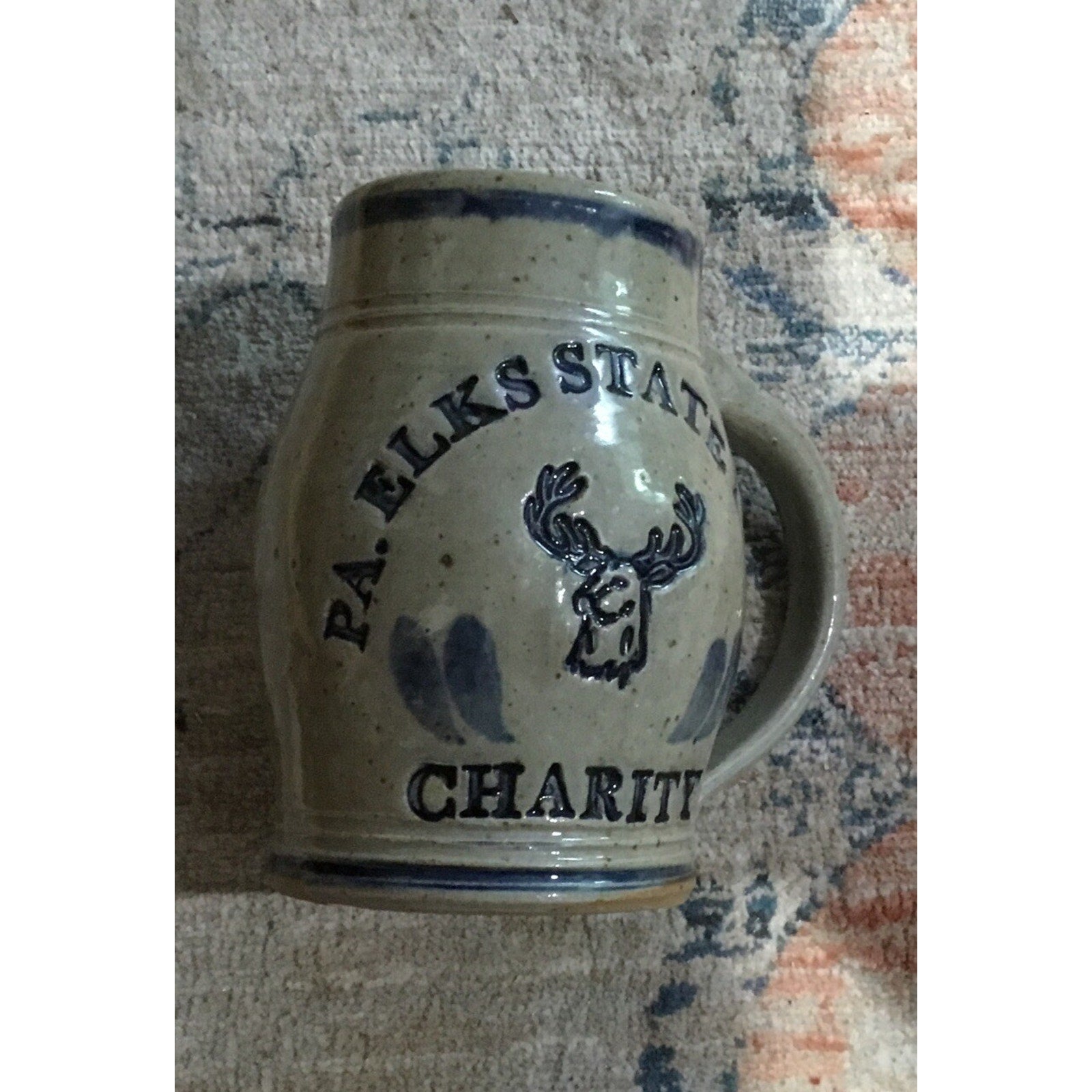 Vintage PA Elks State Association Stoneware Beer Steins Mug Lot of 5 BPOE