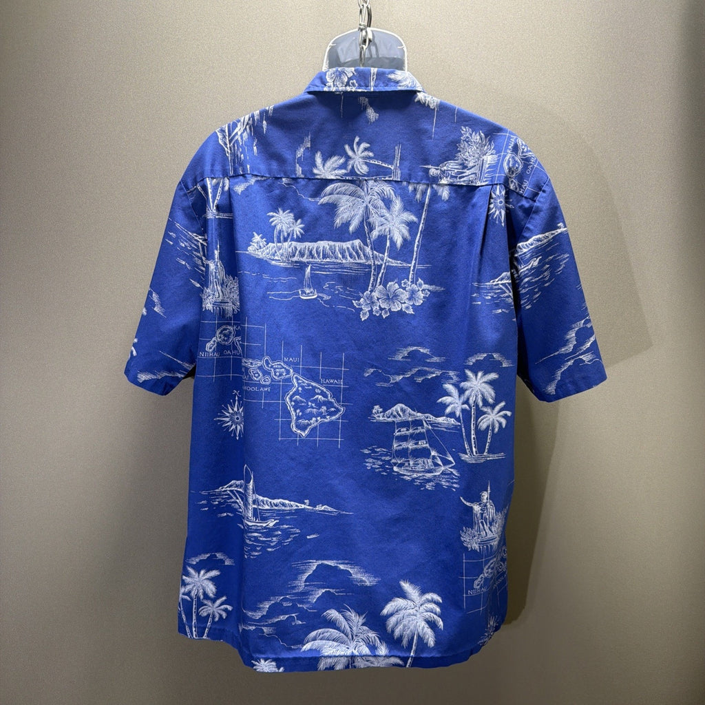 VTG Royal Creations Hawaiian Shirt Mens XL Button Up Aloha Made In Hawaii. Spot