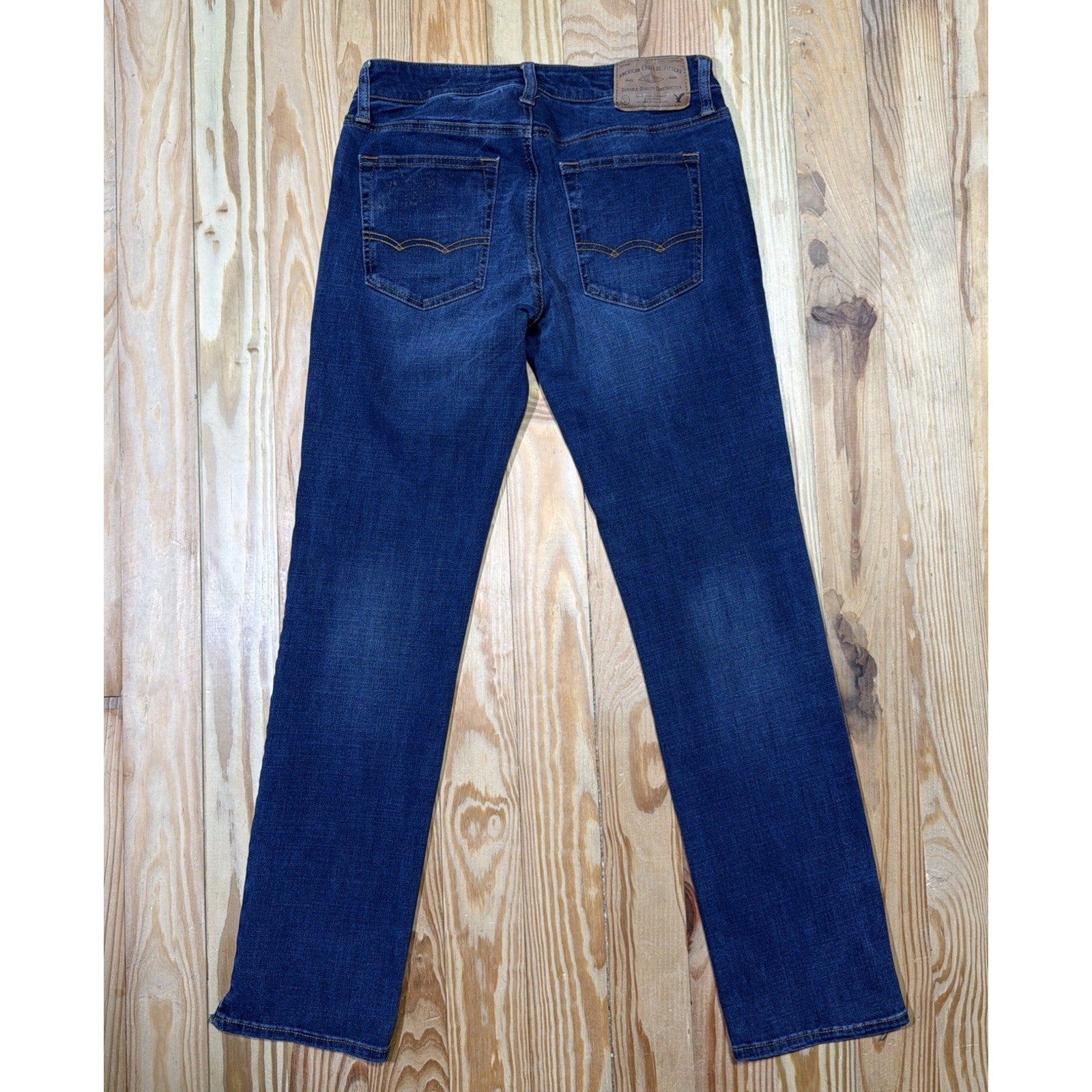 American Eagle Outfitters Flex/4 360 Slim Straight 29x32 Men’s Blue Jeans Denim