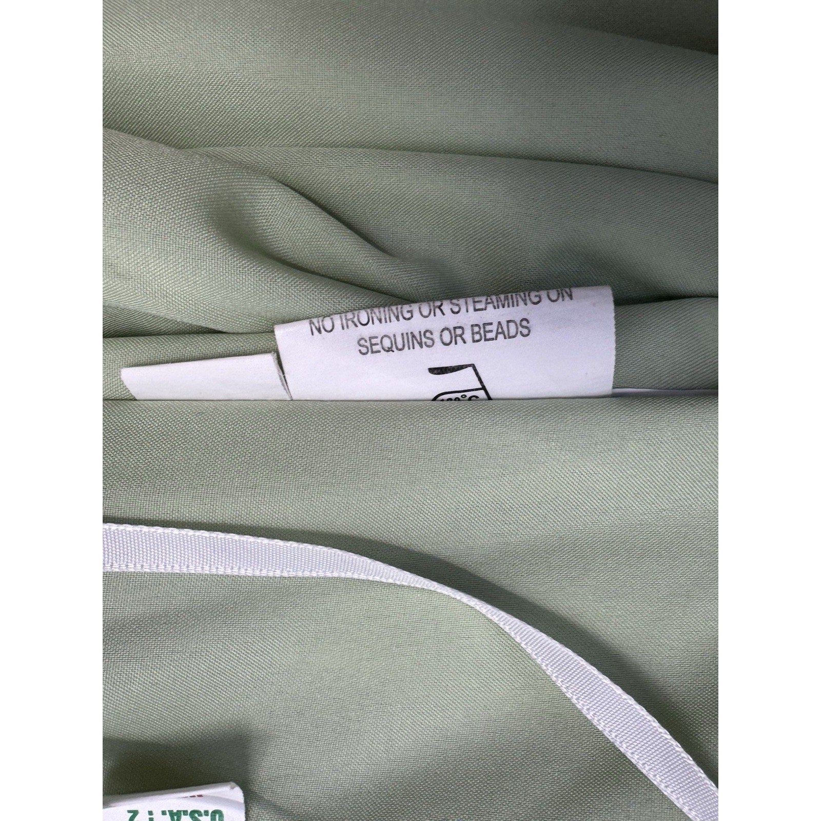 B2 Women's Green Satin Halter Crepe Back Mini Dress Size 2