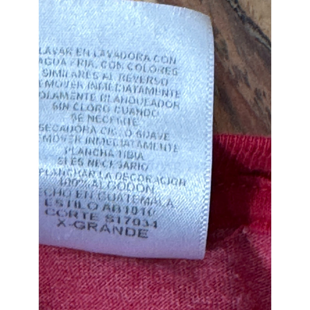 Vintage Disney Mickey Florida T-shirt Men’s X-Large Red Cotton