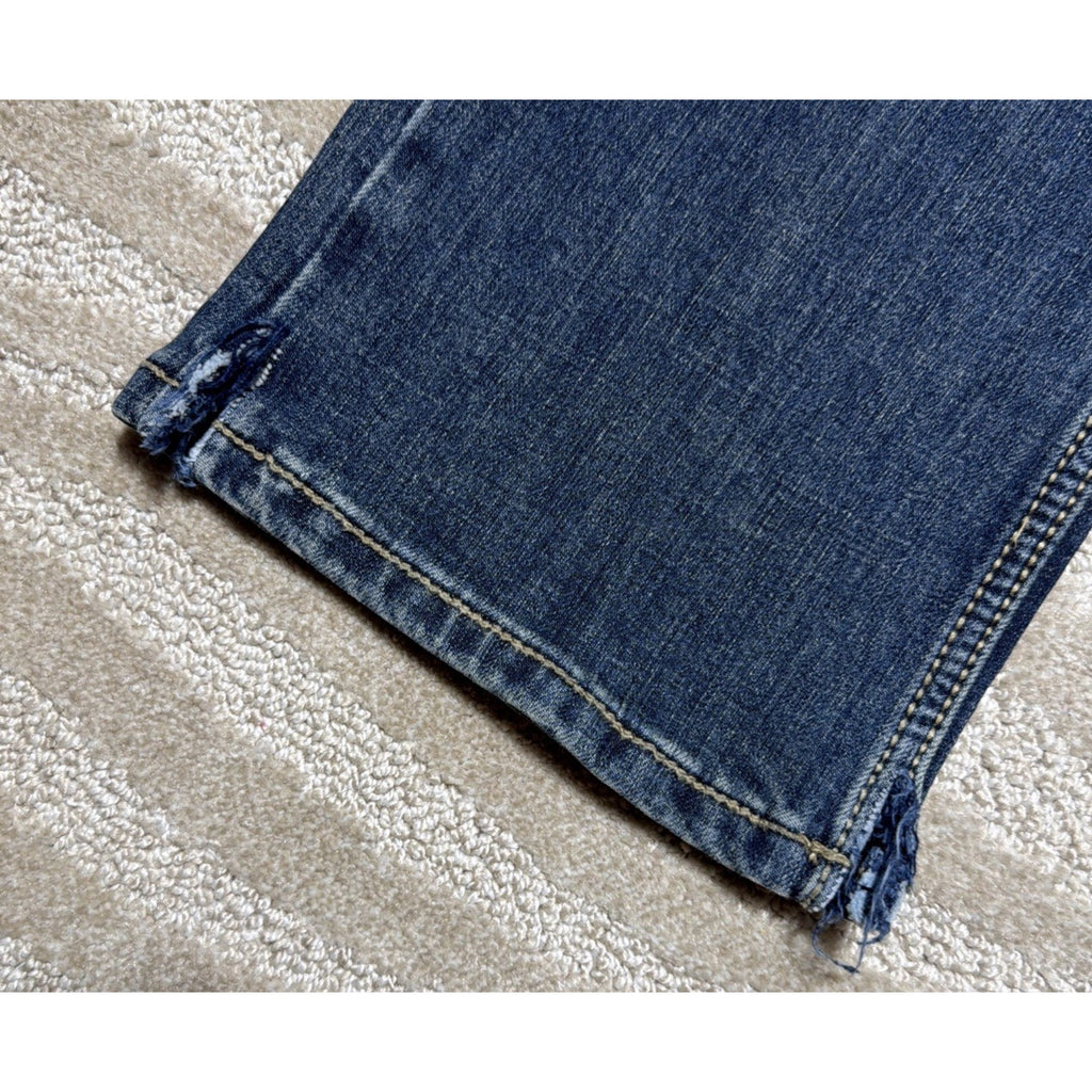 Wrangler Retro Slim Boot Cut Jeans Mens 29x30 Faded Blue Denim Western Work
