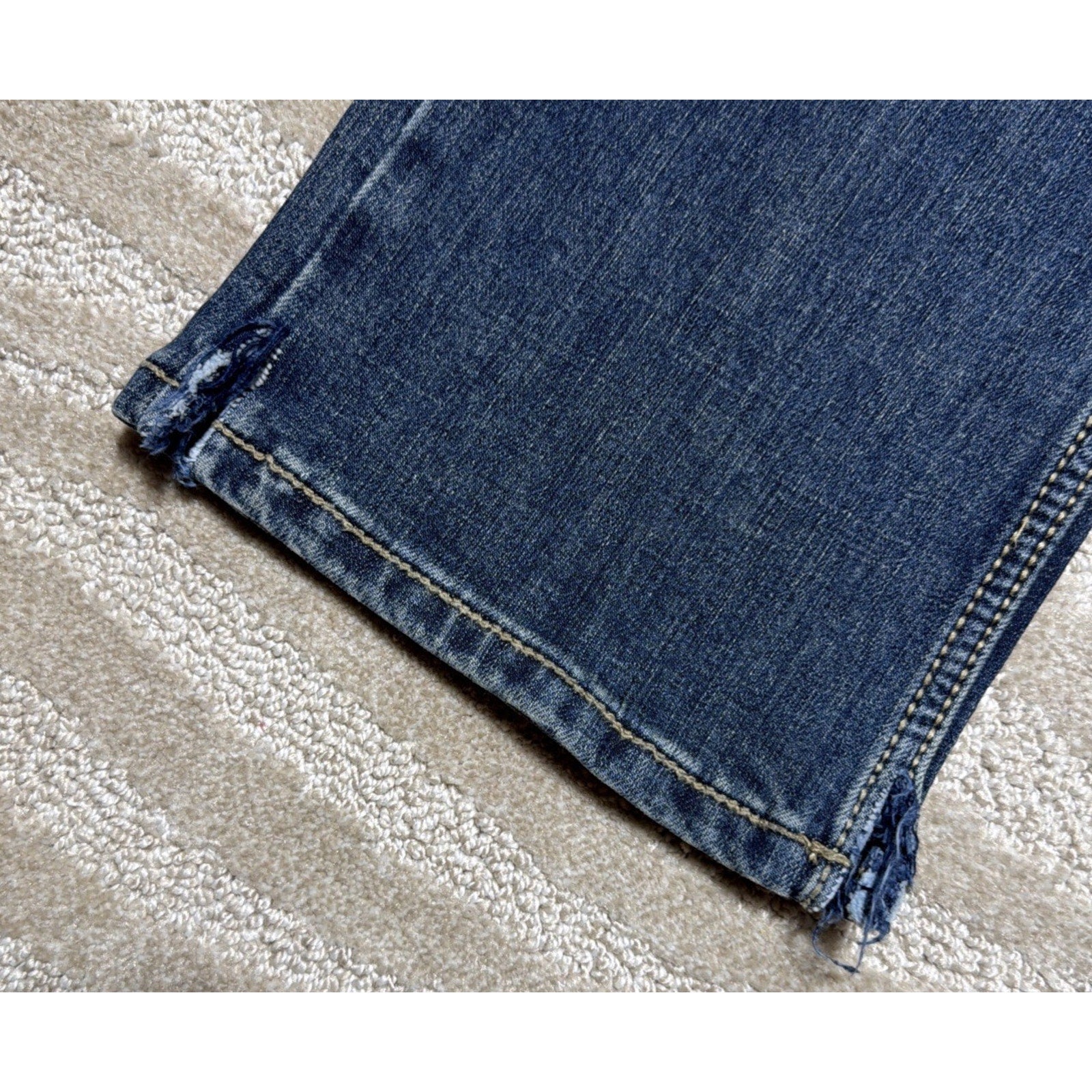 Wrangler Retro Slim Boot Cut Jeans Mens 29x30 Faded Blue Denim Western Work