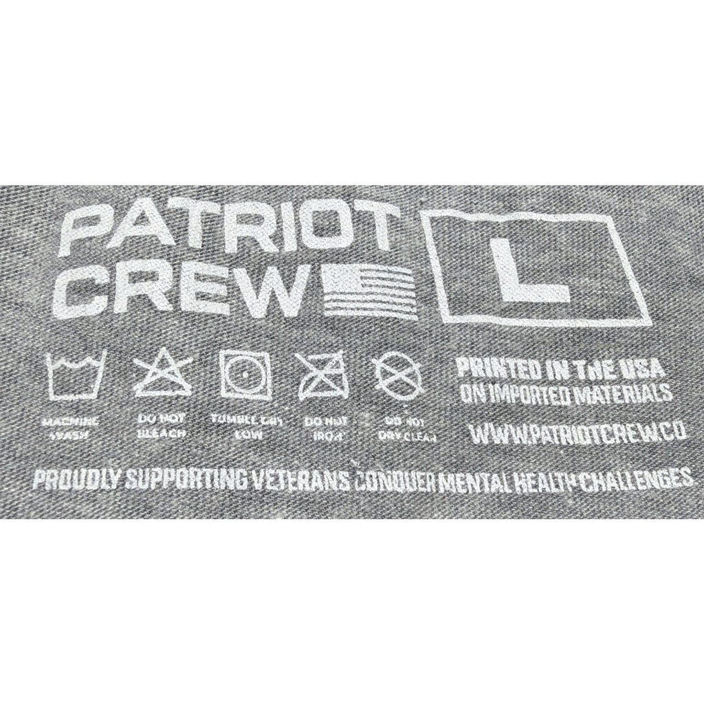 Patriot Crew USA American Military Flag Patriotic T-Shirt Size Large