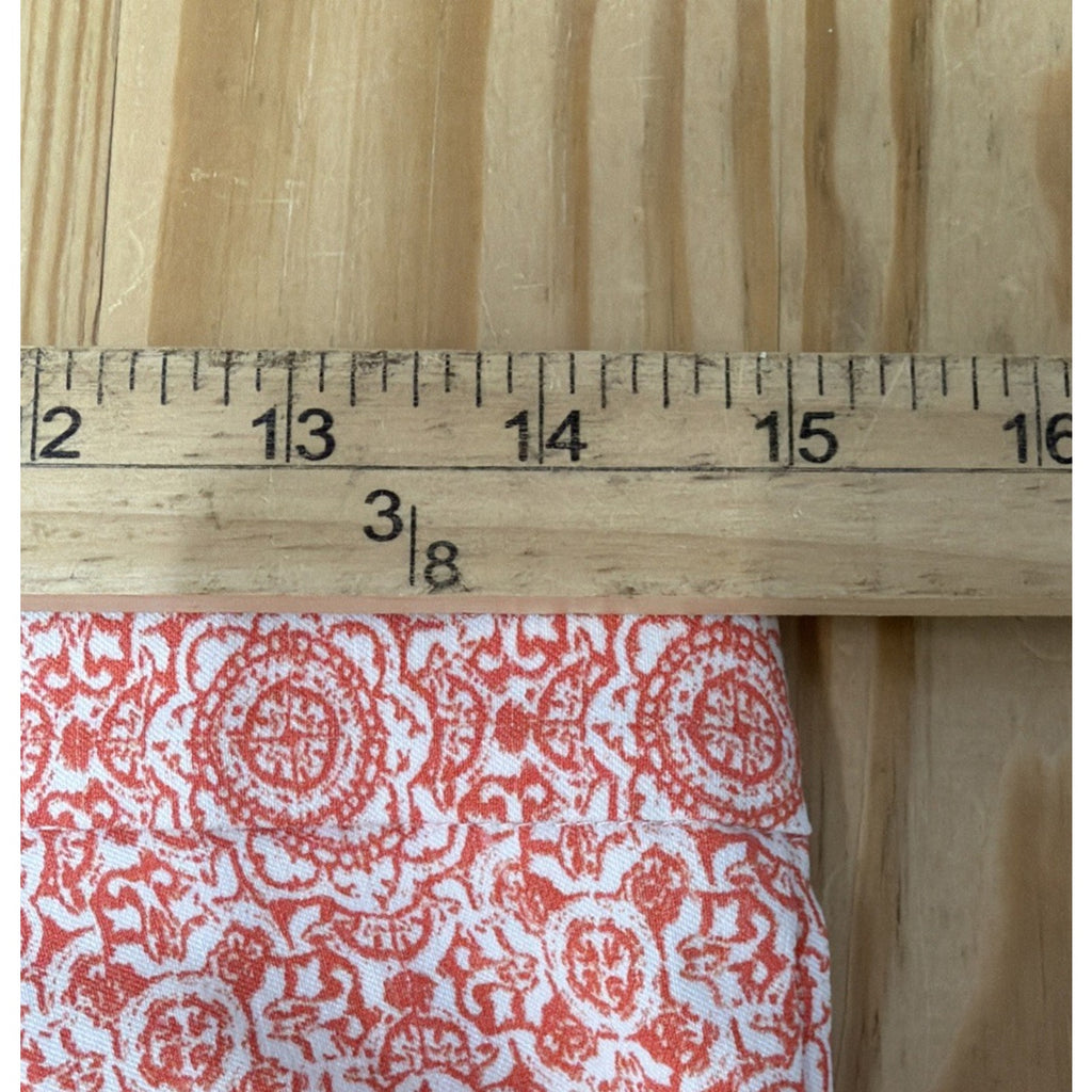 89th & Madison Women's Cropped Stretch Pull On Pant Crosshatch Sz M