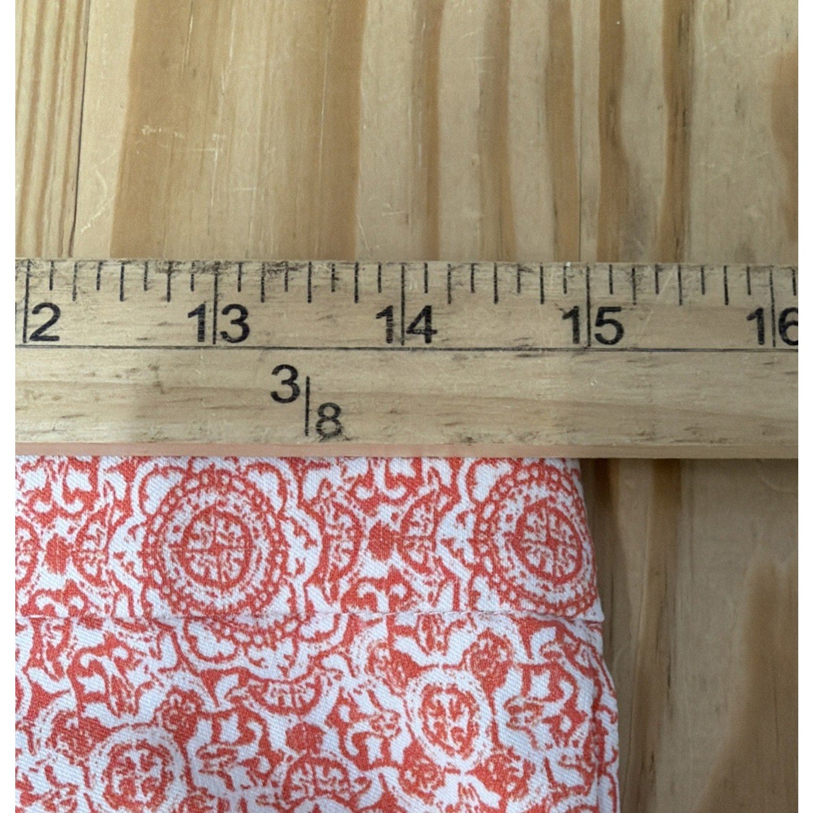 89th & Madison Women's Cropped Stretch Pull On Pant Crosshatch Sz M