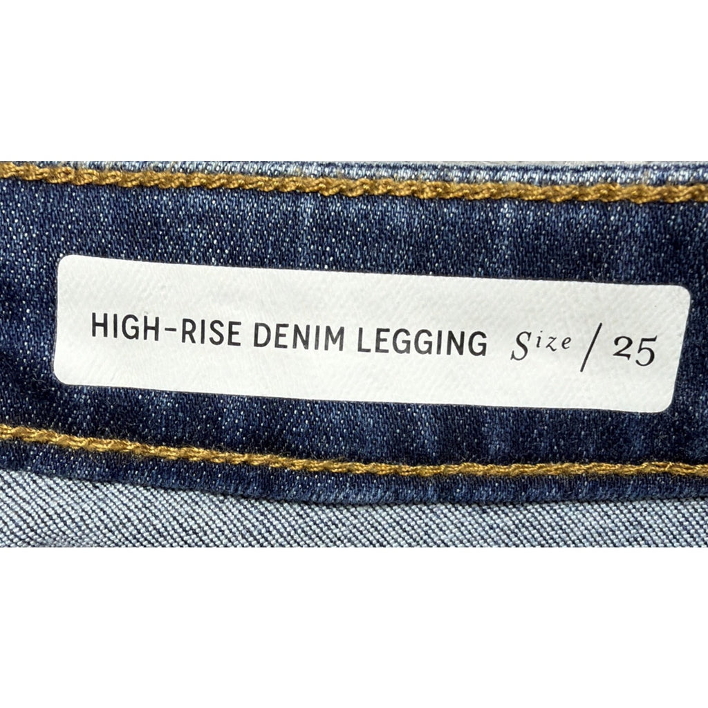 Anthropologie Pilcro and the Letterpress High Rise Denim Legging Size 25 NWT