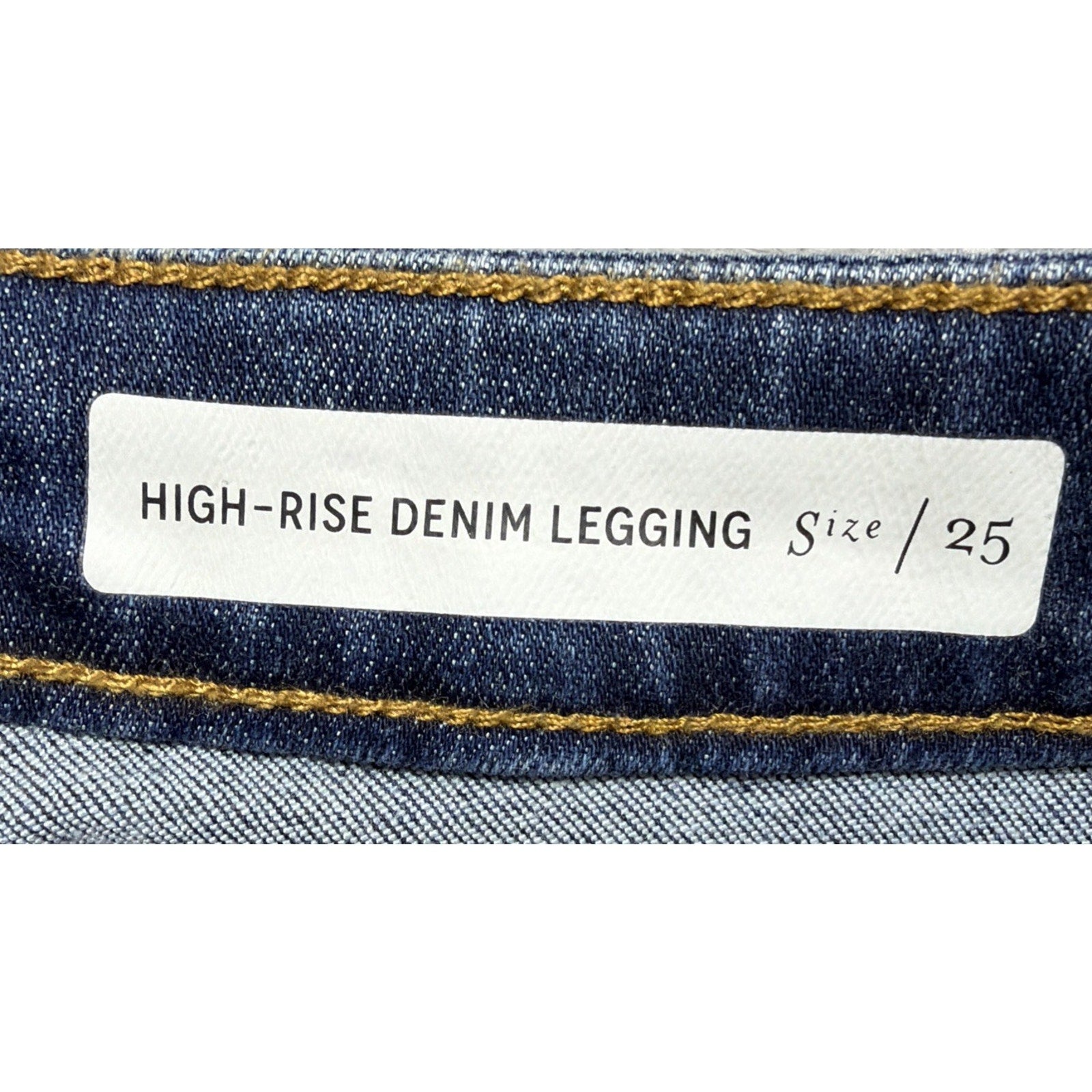 Anthropologie Pilcro and the Letterpress High Rise Denim Legging Size 25 NWT