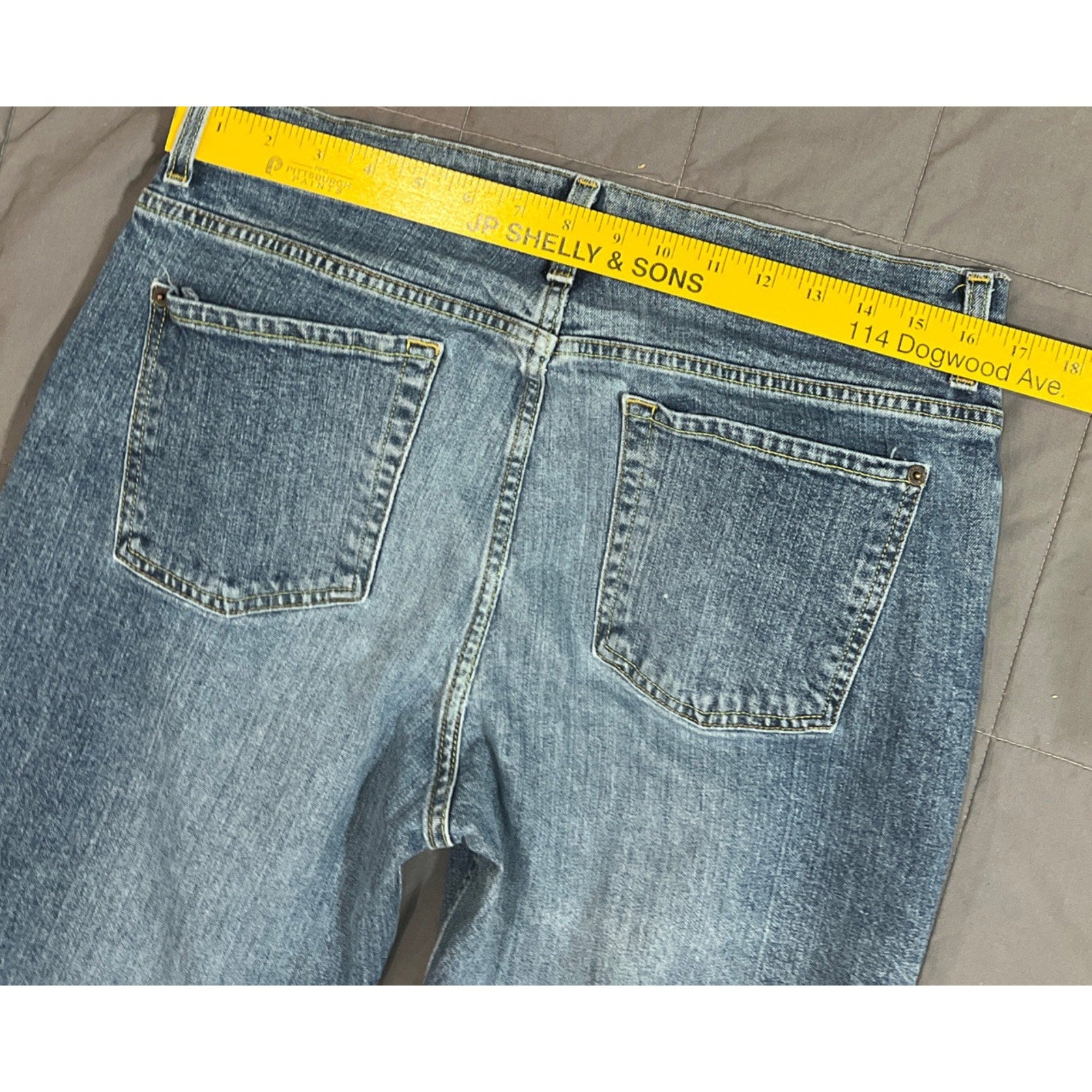 OLD NAVY Denim OND JEANS Stretch Boot Cut Stretch Just Below Waist 14 33x31