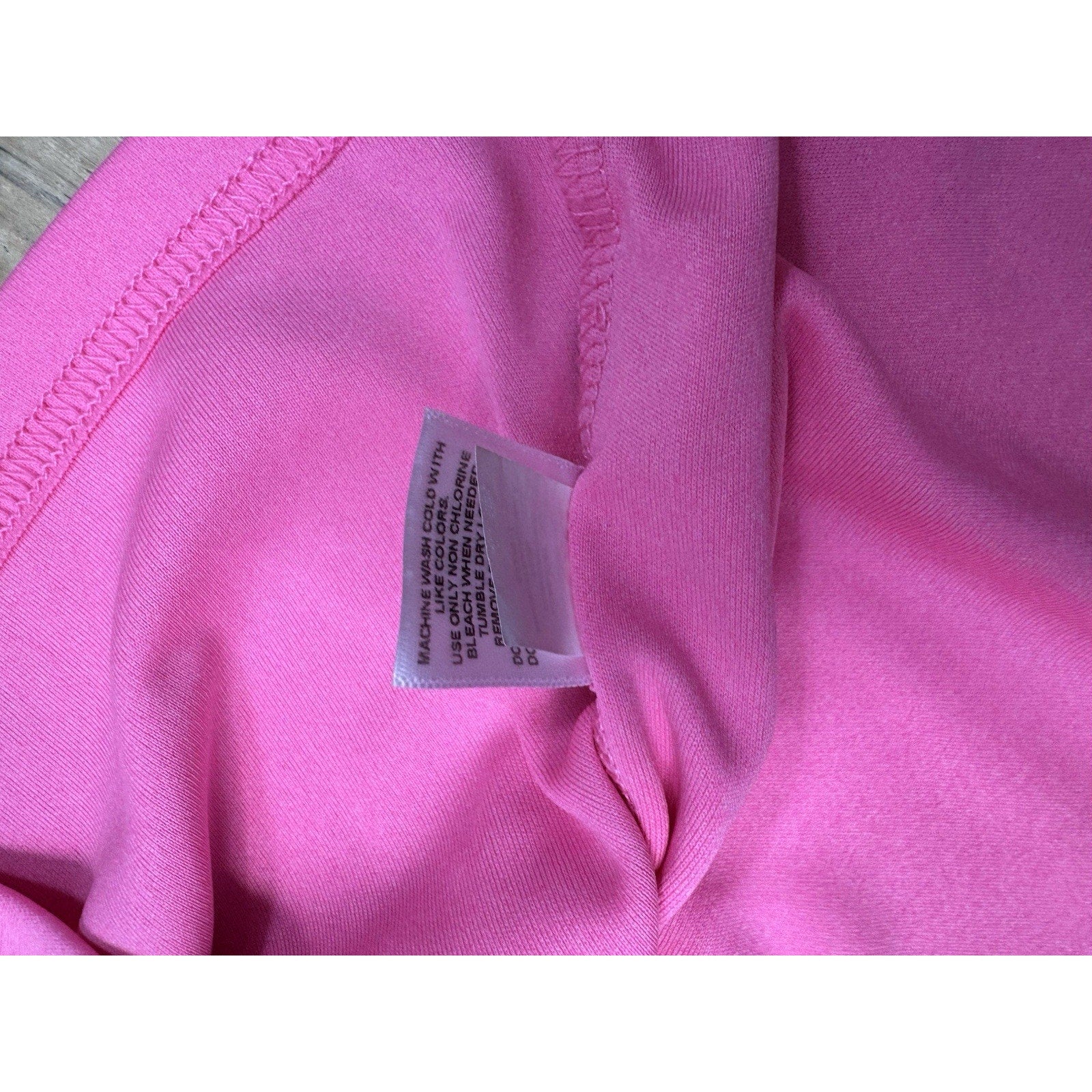 Magellan Pink Fish Gear Womens Boyfriend Fit Long Sleeve Wicking Size X-Large