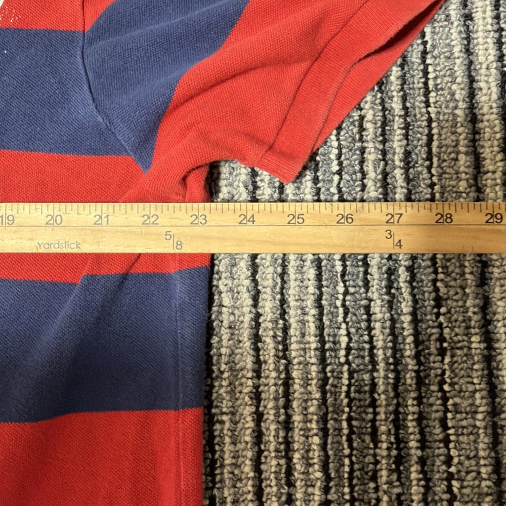 Y2K VTG Ralph Lauren American Living Rugby Polo Shirt Striped Preppy XL
