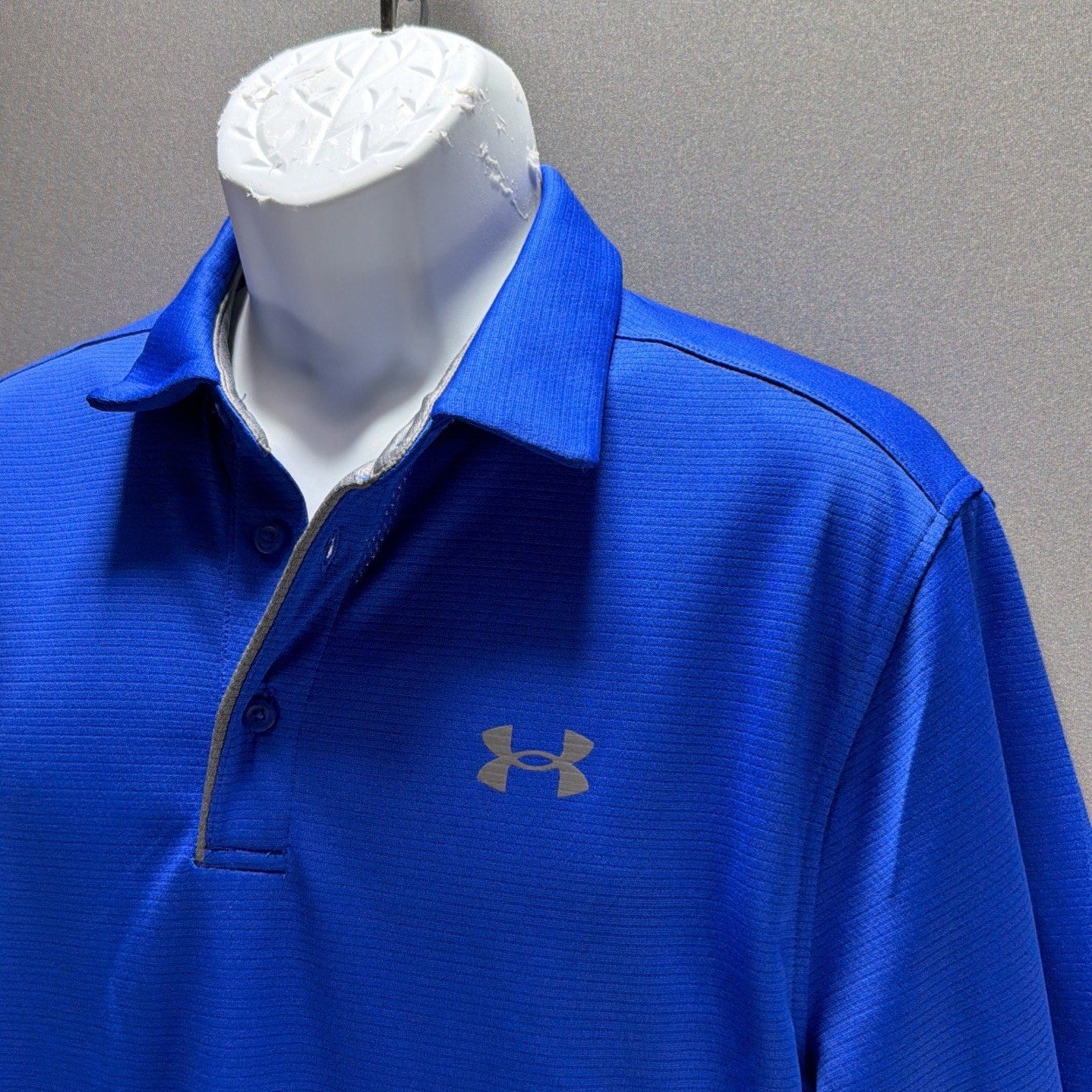 Under Armour Men’s Golf Tech Polo Blue Size Large