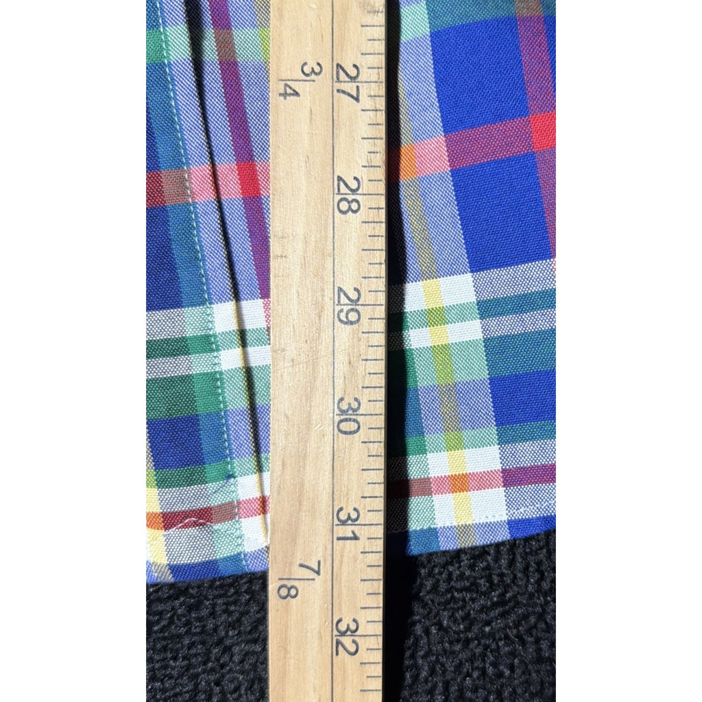 $125 Polo Ralph Lauren Colorful Plaid Oxford Button Down Shirt Mens Large NWT