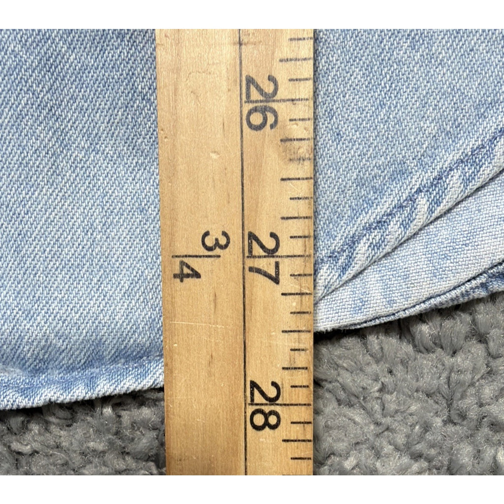 Vtg 90s Eddie Bauer Chambray Denim Shirt Womens Blue Button Up Outdoors Sz S