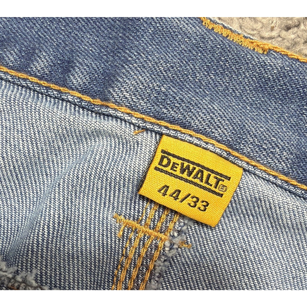 Dewalt Grayling Denim Jeans/Pants 44x33 Workwear Med Blue New