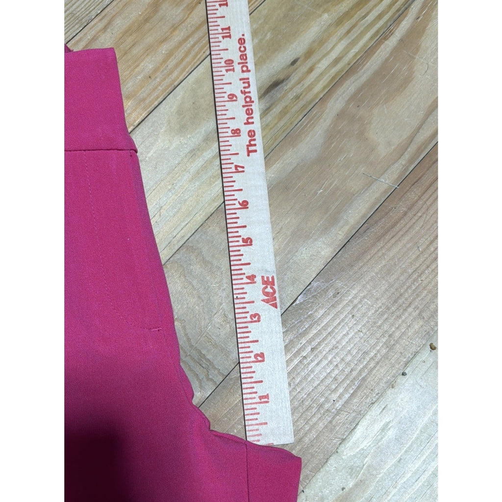 New York & Company Barely Boot Pants Pink Modern Fit Stretch 7th Av 8 Tall Nwt