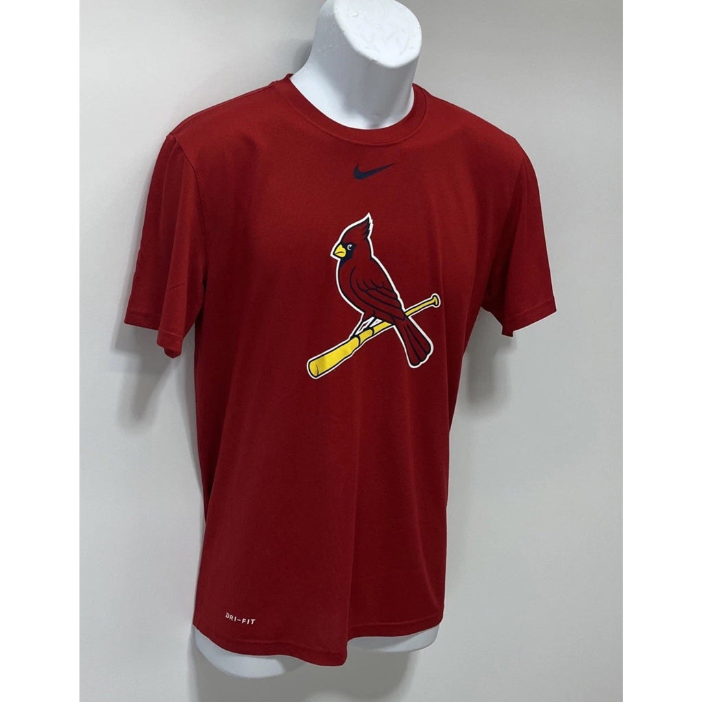 Nike Dri-Fit St. Louis Cardinals Red T-shirt - 1 Bird/1 Bat - MLB Size Medium