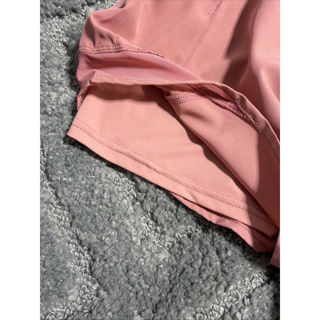 Anna Kaci Athletic Shorts Women's Pink Gym Running Yoga Workout Size M New
