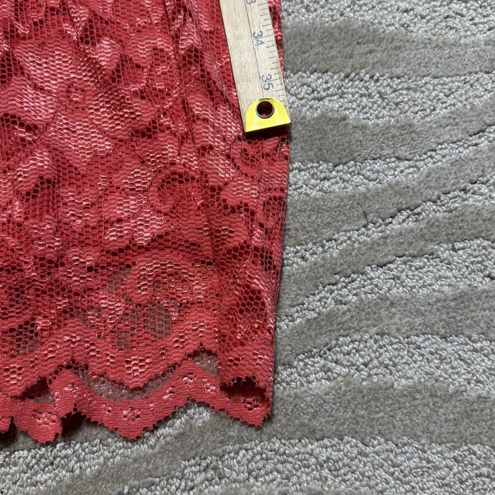 NWT A.B.S. Collection Coral Lace Sheath Dress Womens 6 Cocktail Wedding Midi