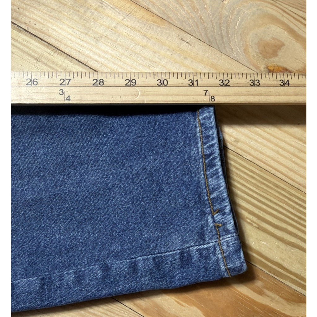 Akademiks Jeanius Men's Jeans Distressed Straight Leg Denim Sizes 34x32 Stretch