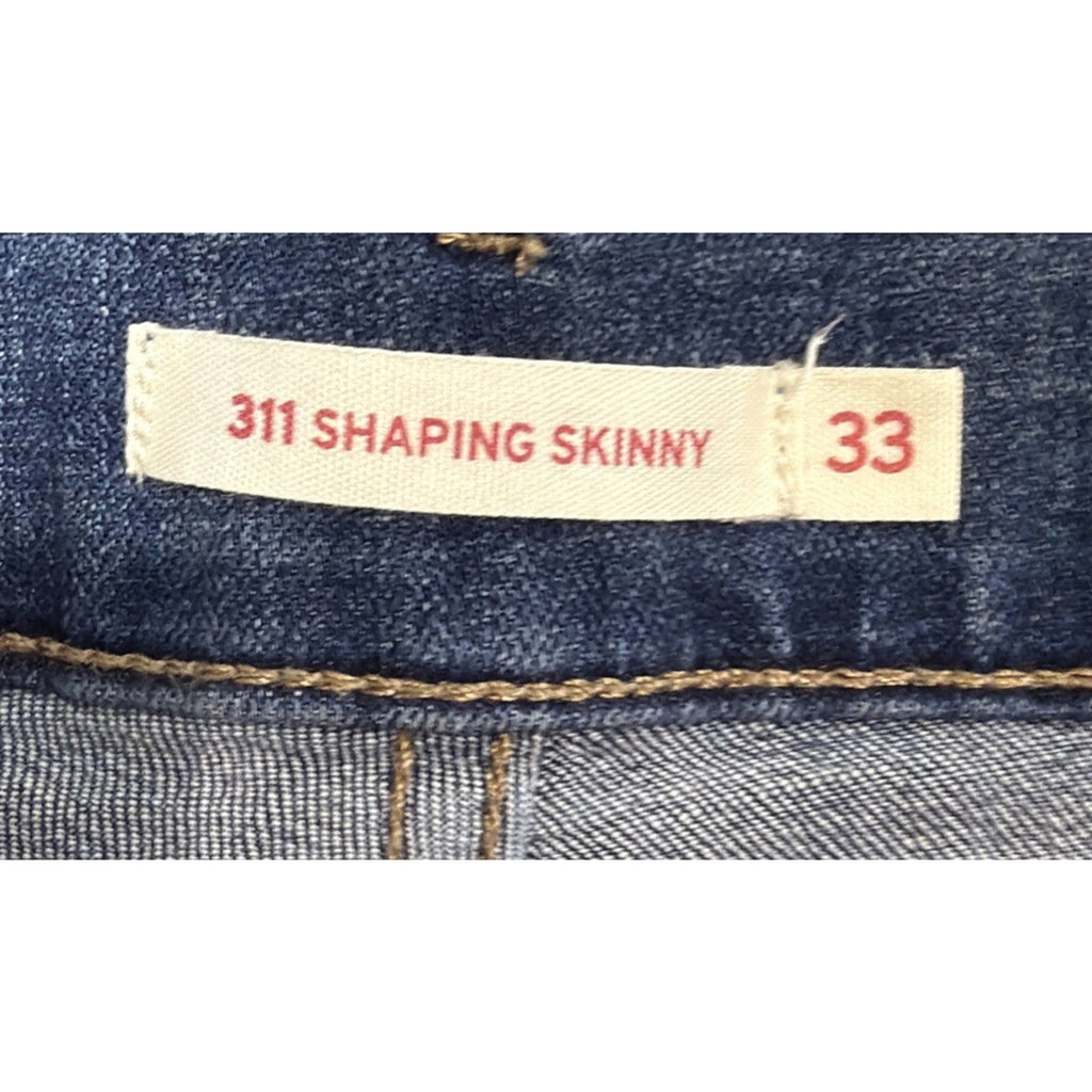 New Levi’s 311 Shaping Skinny Women's Medium Stretch Jeans - Lapis Gallop 33x28