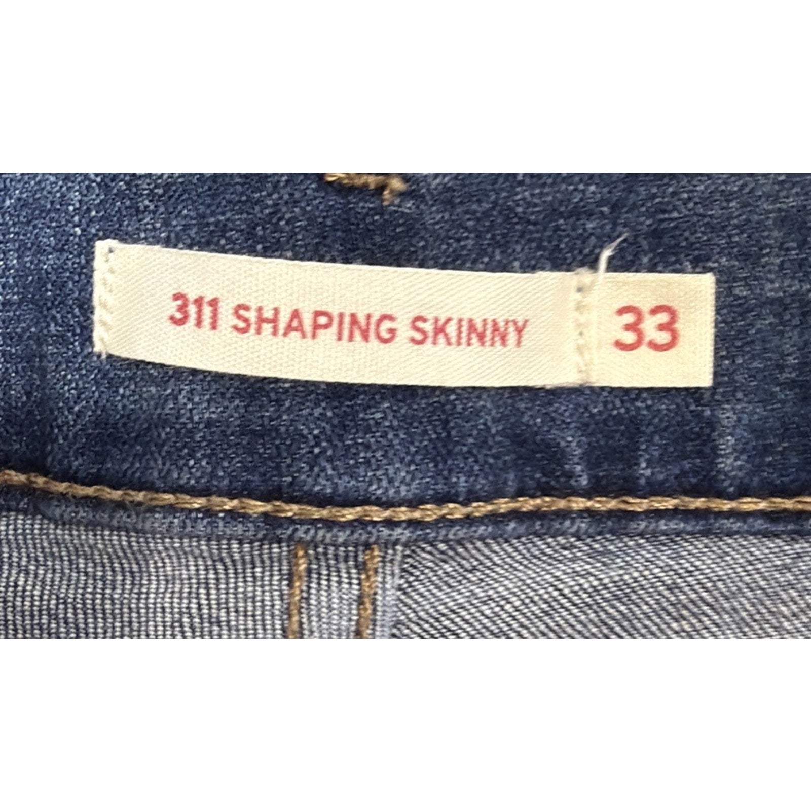 New Levi’s 311 Shaping Skinny Women's Medium Stretch Jeans - Lapis Gallop 33x28