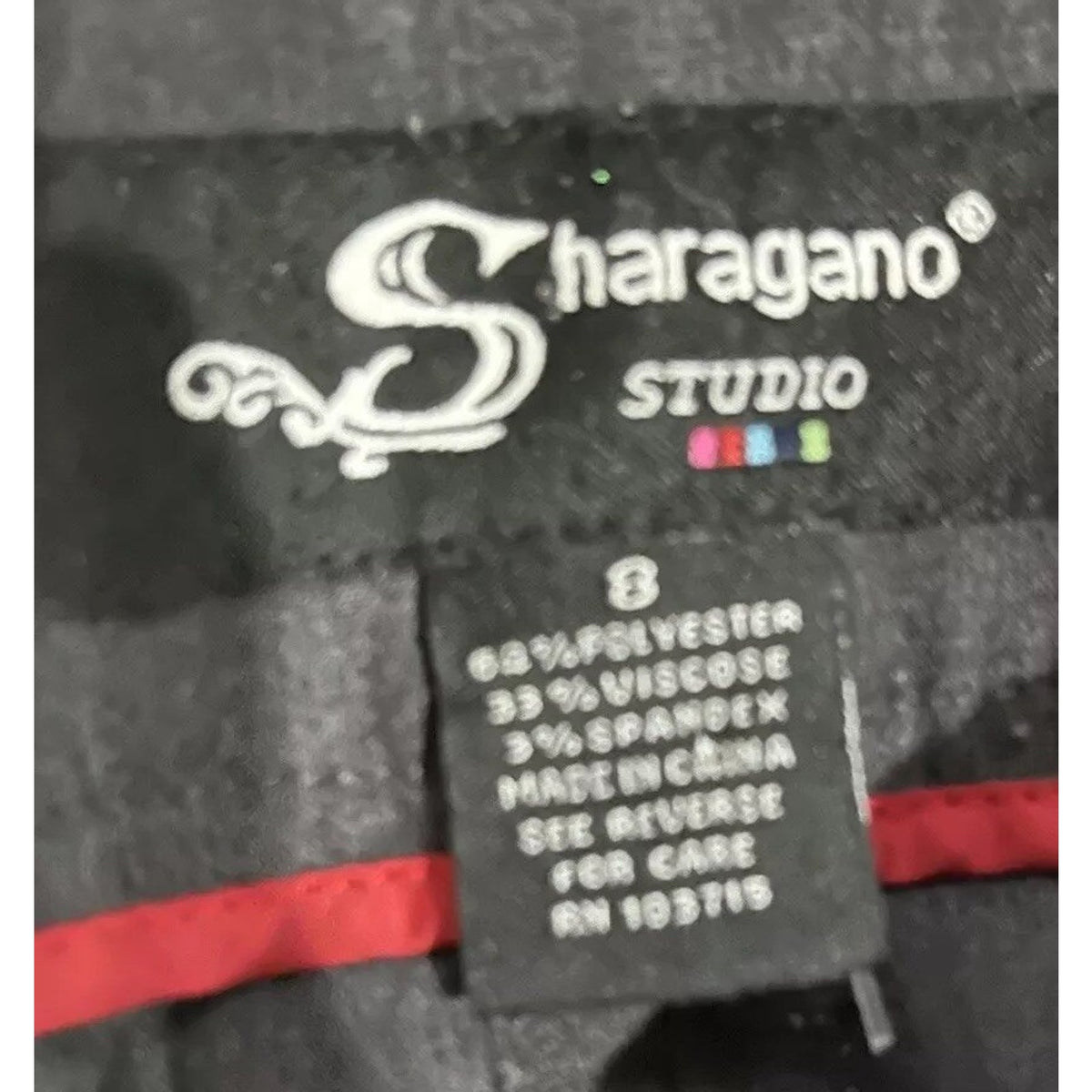 Sharagano EUC Women’s Grey Dress Pants Size 8 32x28.5” Flat Front
