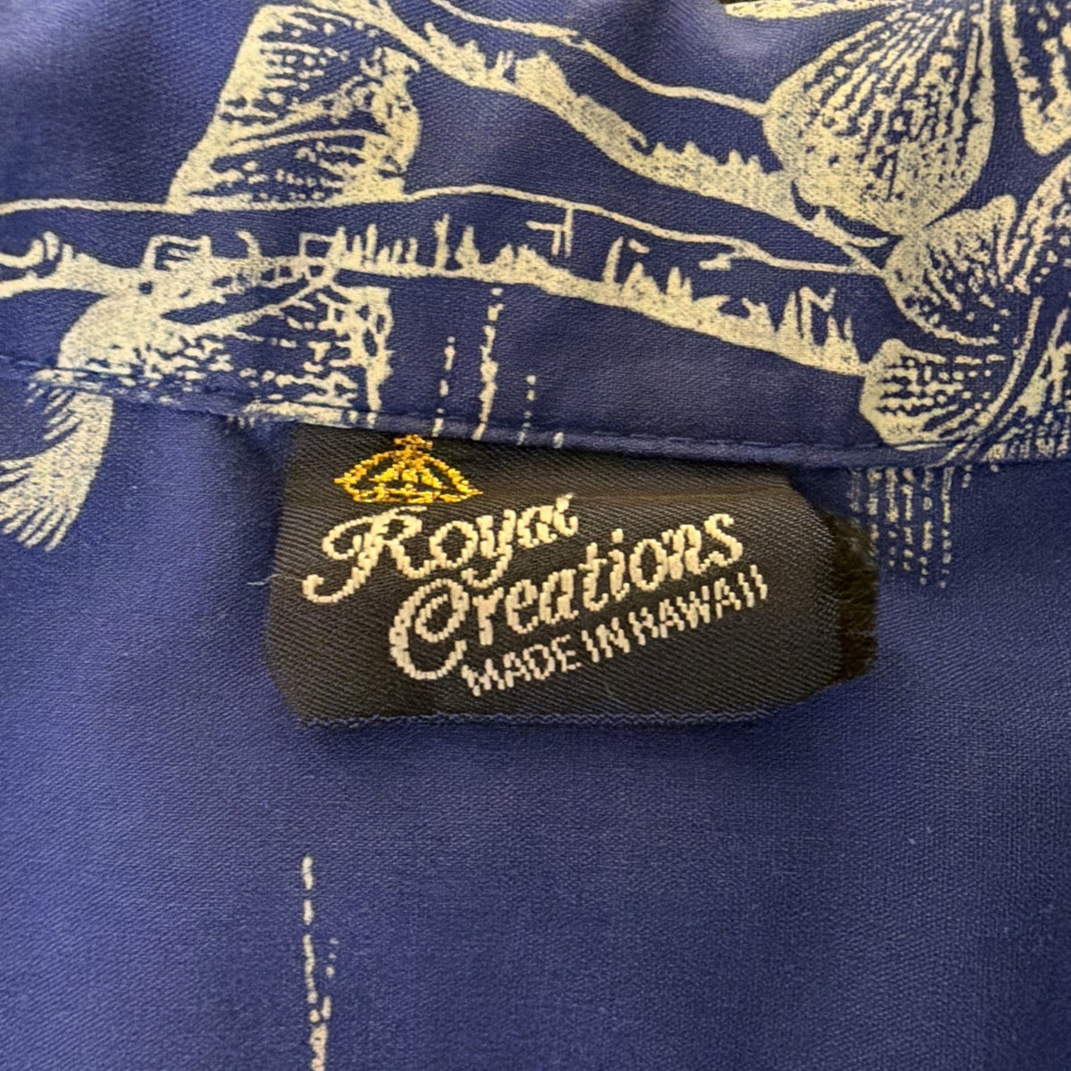 VTG Royal Creations Hawaiian Shirt Mens XL Button Up Aloha Made In Hawaii. Spot