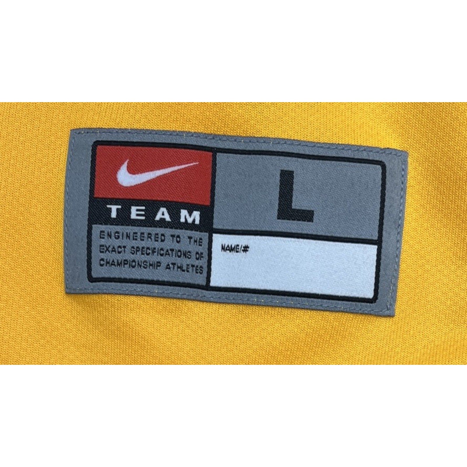 Nike Mens Basketball Jersey LSU Tigers #00 Large Sample Stitched Sewn NWT FS!