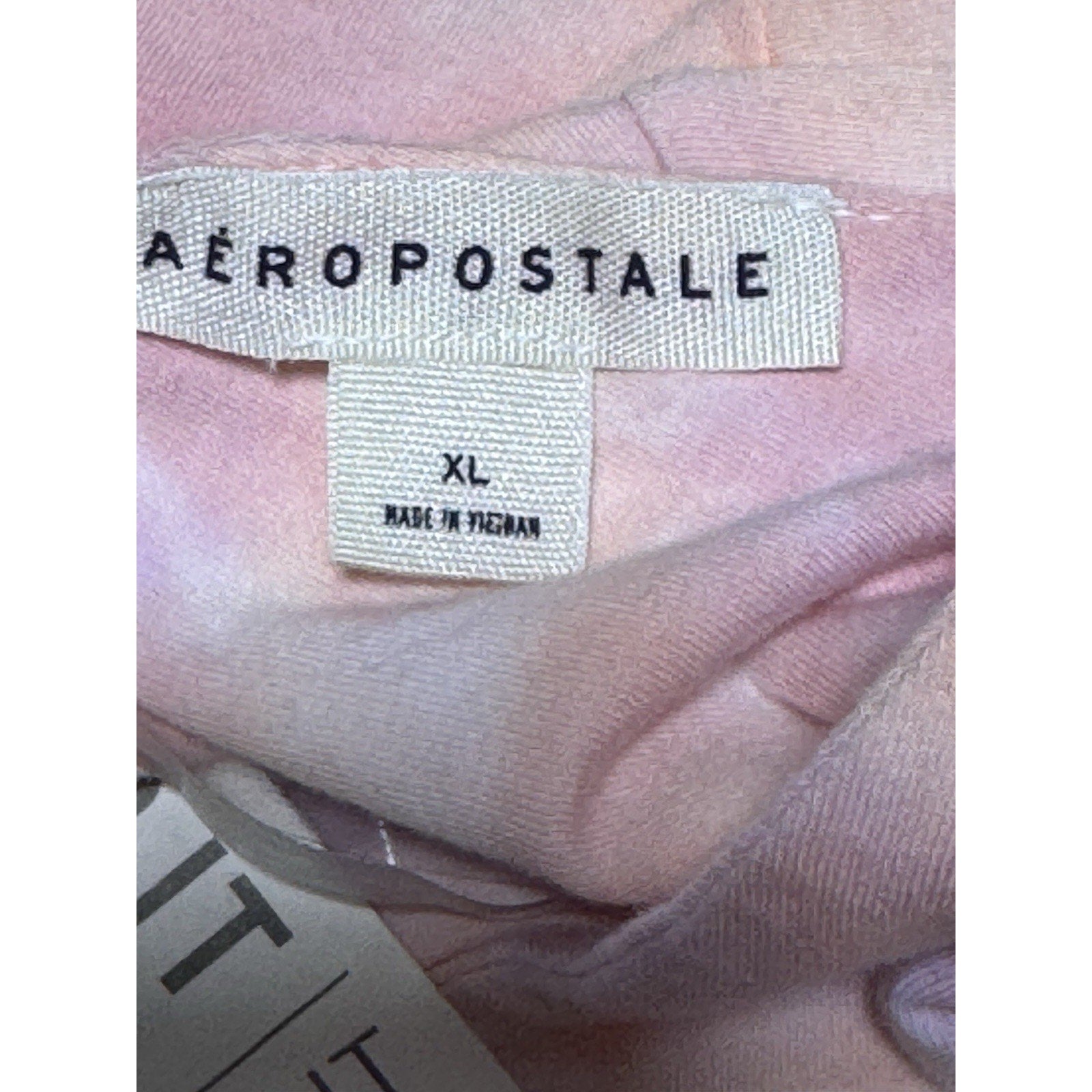 Aeropostale Tie Dyed New 2 Ways To Wear Front Crop Short Sleeve Women’s Size L