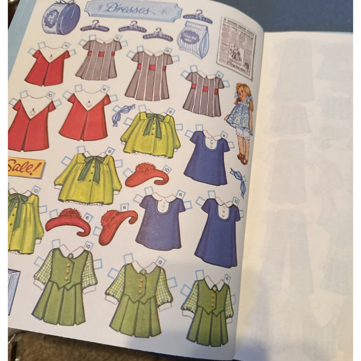 Vintage 1969 Whitman Tiny Tot Shop Paper Dolls Kathy Lawrence UNCUT Complete