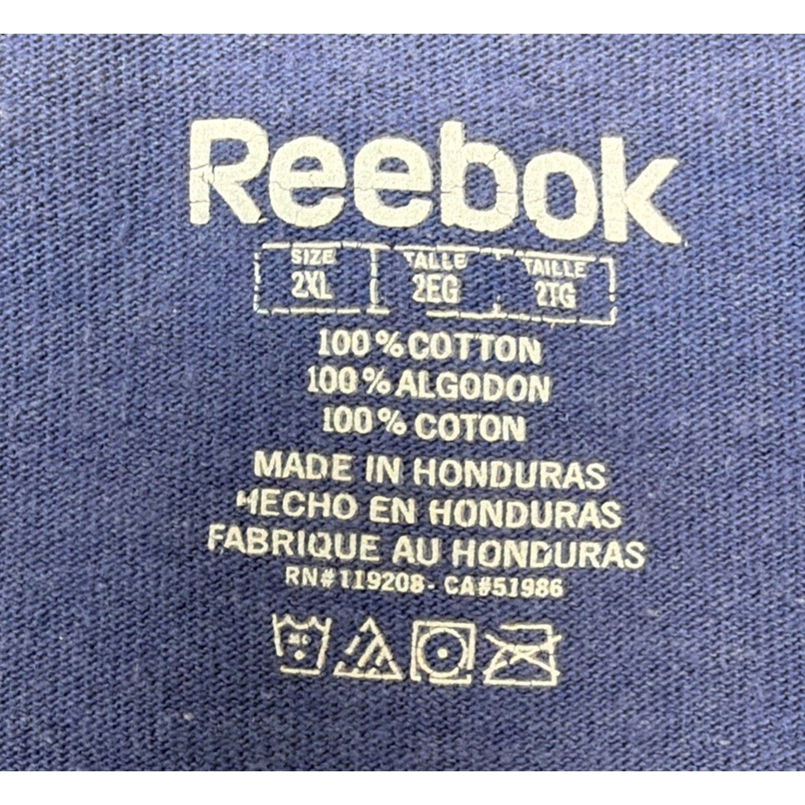 Vintage Reebok Mens NFL Indianapolis Colts Long Sleeve T-Shirt Sweatshirt XXL