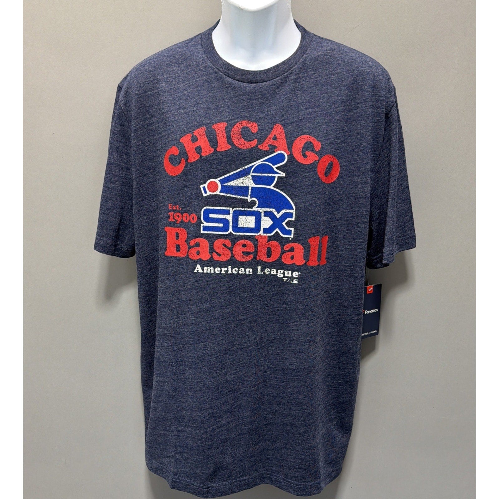 Chicago White Sox Fanatics T Shirt Mens XL Crew Neck American League Graphic Tee