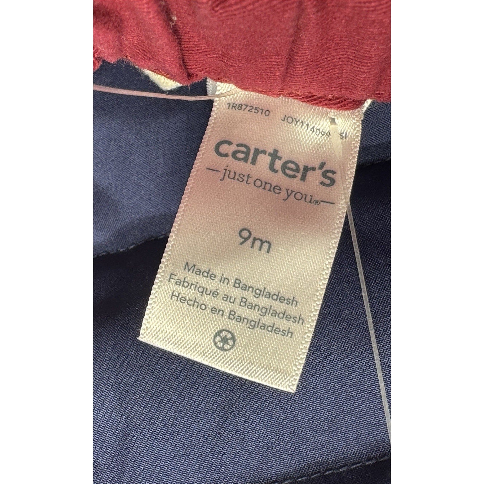 Carter's Baby Boy Blue Winter Puffy Vest Jacket With Jogger Pants Size 9 Months