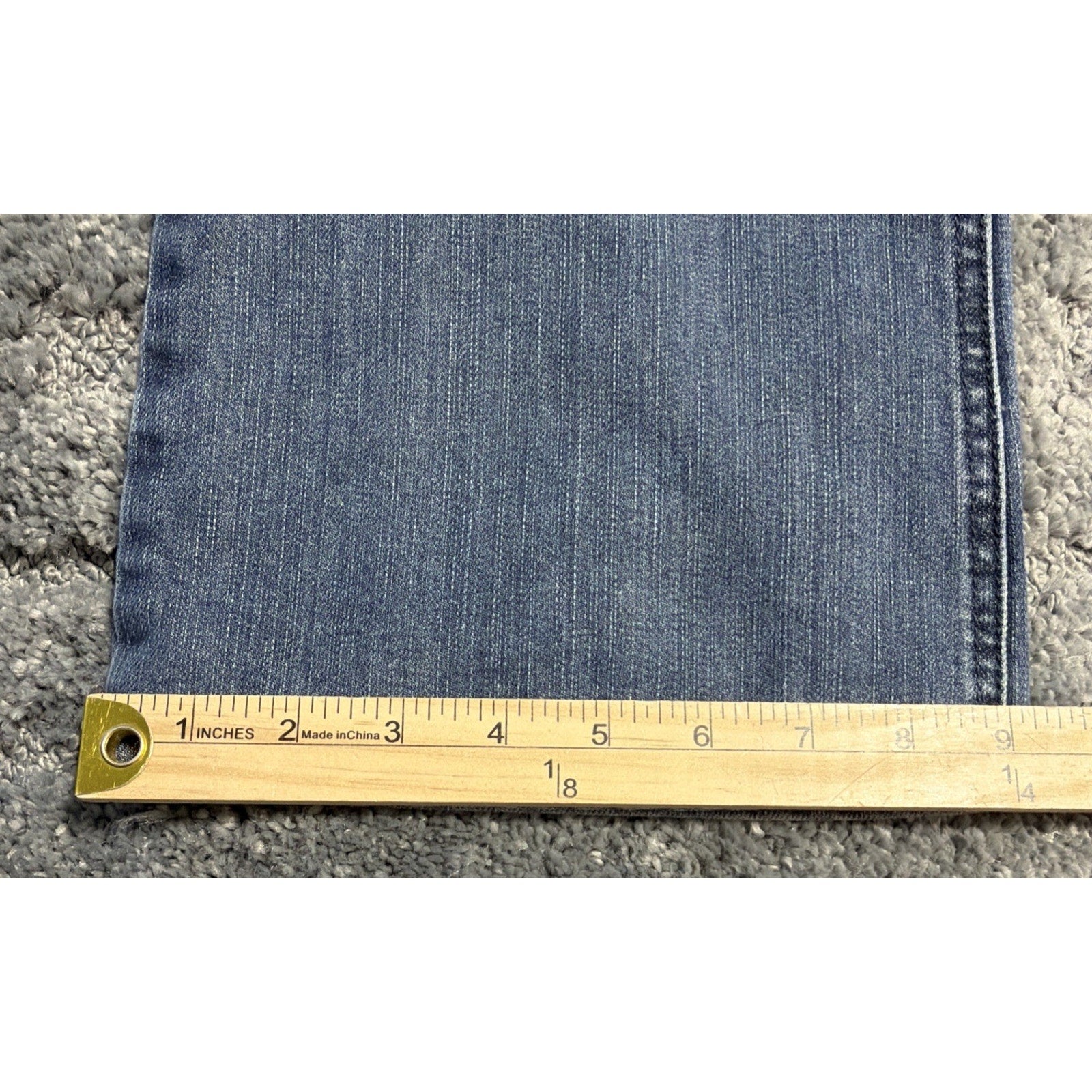 Jeanstar Jeans Flap Pocket Flare Leg Boho Denim Womans Vintage Size 10 31x31