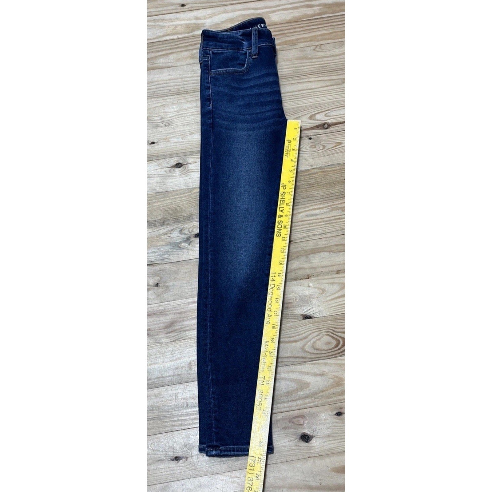 AMERICAN EAGLE COZY NEXT LEVEL STRETCH JEGGING JEANS SIZE 0 SHORT