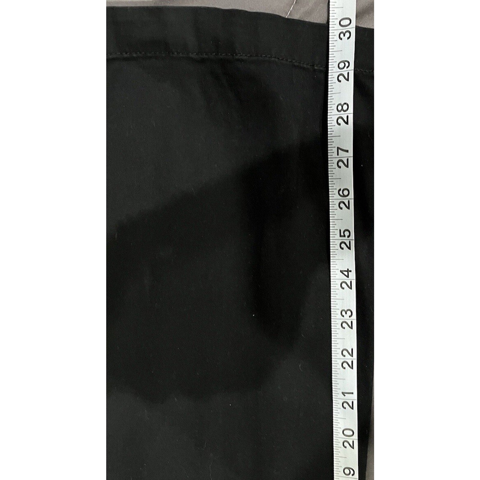 St Johns Bay Women Jeans Relaxed Fit Straight Leg 5 Pocket Cotton Black 16