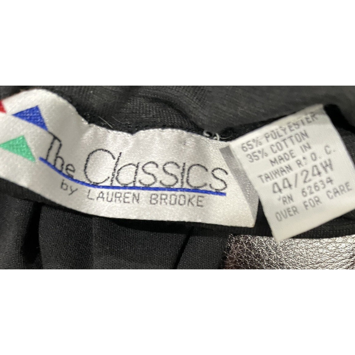 Vintage 80s 90s Black Lauren Brooke Sweatshirt Women’s Size 24W Embroidered
